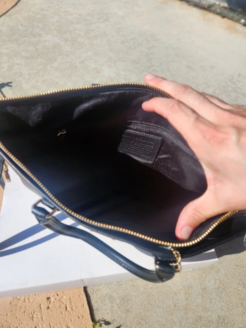COACH MORGAN SIG SATCHEL HANDBAG F34617 - Picture 6 of 9